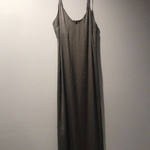 Grey slip dress